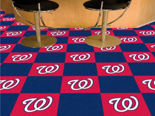 Washington Nationals Carpet Tiles 18"X18"