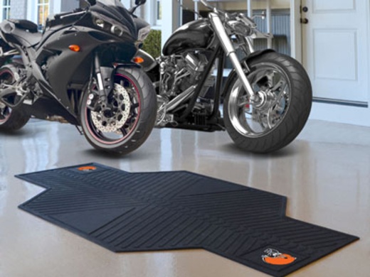 NFL Cleveland Browns Motorcycle Mat - Show Team Pride and Protect Your Garage Floor