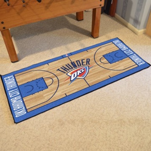 NBA Oklahoma City Thunder Large Court Runner 29.5X54