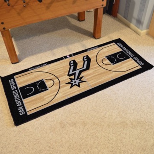 NBA San Antonio Spurs Large Court Runner 29.5X54