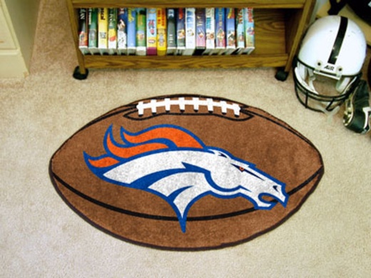 NFL Denver Broncos Football Rug 22"x35"