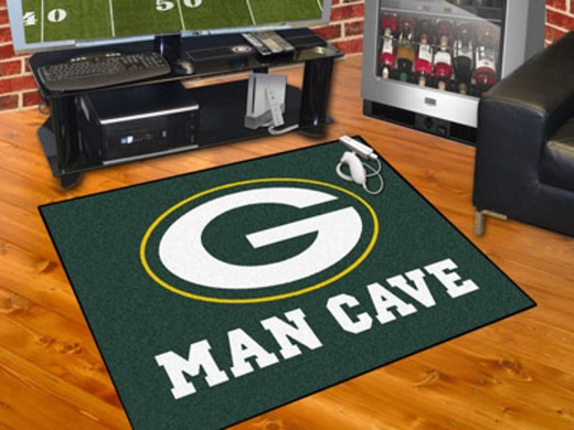 NFL Green Bay Packers Man Cave All-Star Mat 34"X45"