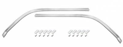 1968-72 El Camino Vinyl Top Moldings - Exterior