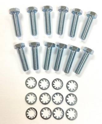 Door Hinge to Door Frame Bolts (Only) Set for 1955-61 Chevy Passenger Cars