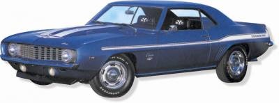 1969 Camaro Stripe Kit - Yenko White