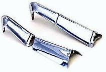 Verticle Fin Molding (Polished Stainless) - 1957 Chevy Bel Air, Delray, Nomad, Wagon, 210, 150 Left (Driver) Side