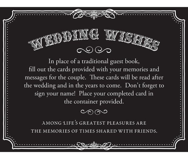 48 Black & White Wedding Wishes Cards
