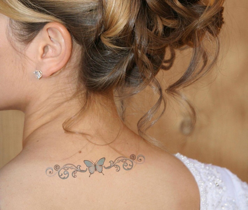 Something Blue Bride Tattoos