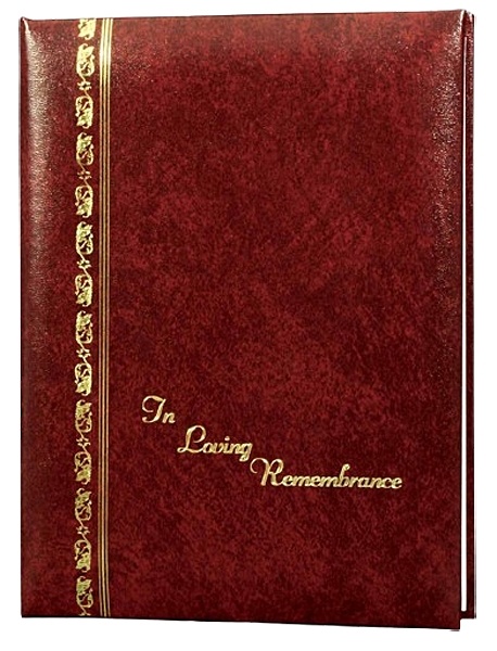 Royal Series Memorial Register Book