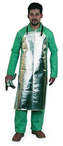 Heat Reflective Aluminized Bib Style Apron