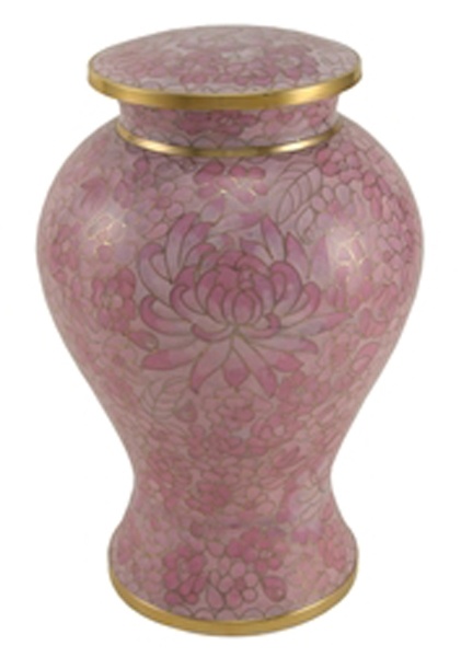 Etienne Rose Cloisonne' Adult Cremation Urn