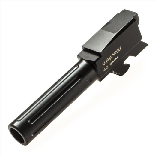 Alphawolf Barrel For Glock 43 9Mm Stock Length