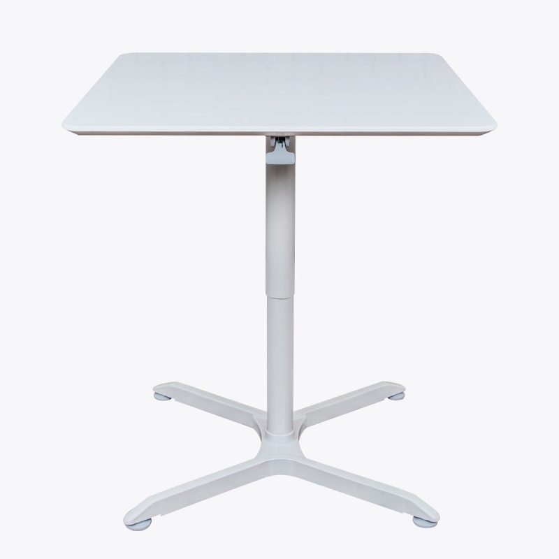 32" Pneumatic Height Adjustable Square Café Table