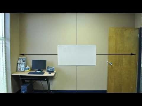 48"W X 48"H Wall-Mounted Magnetic Whiteboard