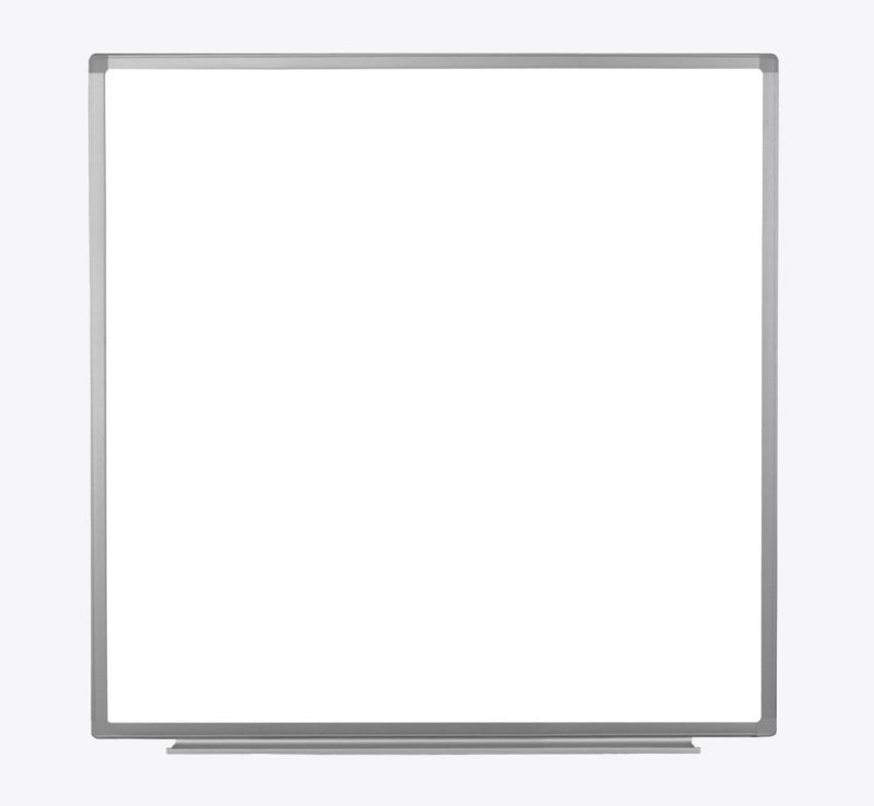 48"W X 48"H Wall-Mounted Magnetic Whiteboard