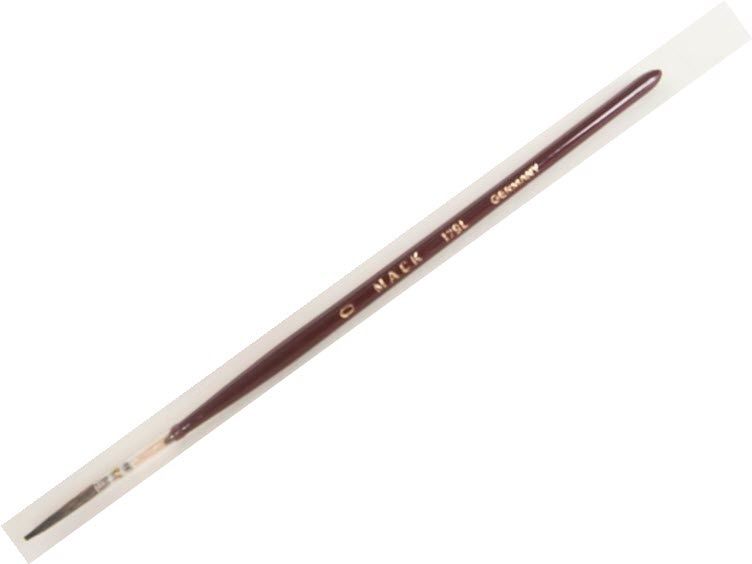 Finest Brown Kazan Squirrel Hair (179L) Brown Pencil Quill - Red Handle - 0