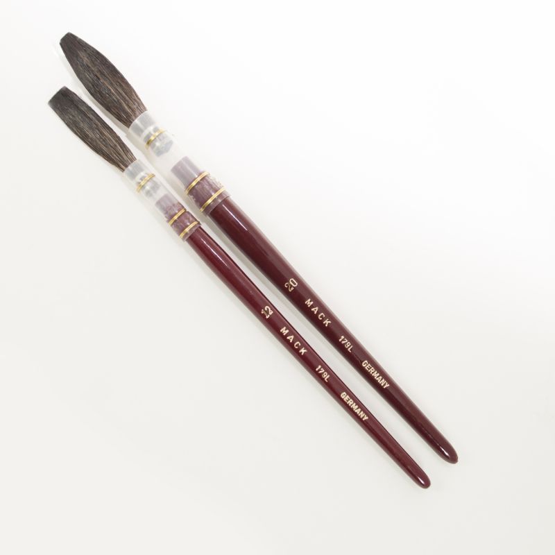 Finest Brown Kazan Squirrel Hair (179L) Brown Pencil Quill - Red Handle - 1