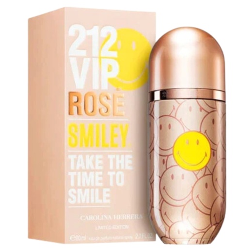 Carolina Herrera 212 VIP Rose Smiley (L) Edp 2.7 Oz
