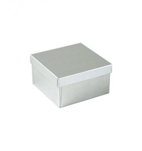 White Two Piece Apparel Box- 17" X 11" X 2 1/2"