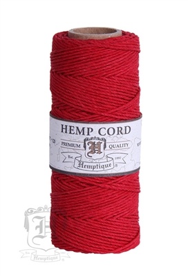 Hemptique Hemp Spool - 20# Test - Red