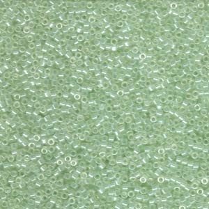 Db1474 Transparent Pale Green Mist Luster - Miyuki Delica Seed Beads - 11/0