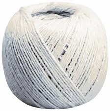 Stay Clean Polished Twine Natural White