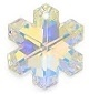 20Mm Snowflake Pendant Crystal Ab