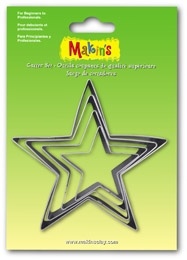#36504 Makins Clay Cutters- 4 Piece Set - Star