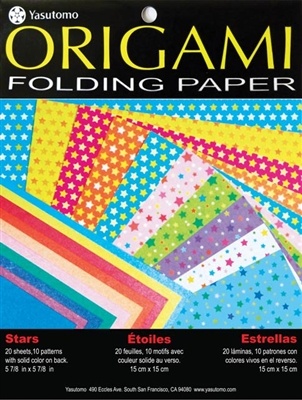 #4802 - Yasutomo Fold'ems Origami Paper - Stars - 5 7/8"