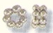 2Mm Sterling Silver Septa Bead - 2 Row6x4mm Overall Size - 3Mm Hole Size