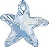 40Mm Starfish Pendant Crystal