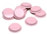 1" Pink Bottle Caps