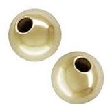 14Kt Gold Filled Smooth Seamless Round Bead - 10Mm, 2Mm Hole