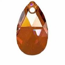 16Mm Teardrop Crystal Copper