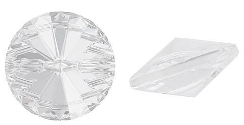Swarovski #3015 12Mm Rivoli Button Crystal