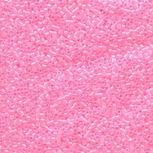 Db244 Lined Crystal Light Pink - Miyuki Delica Seed Beads - 11/0