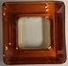 14Mm Square Cosmic Ring Crystal Copper