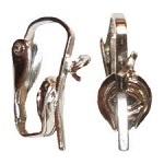 Round Hammered Earring Hoop-1 1/4"