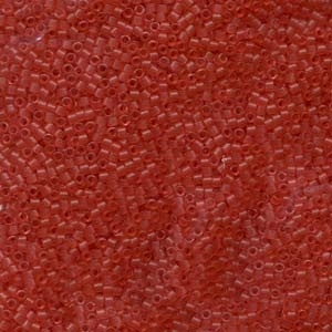 Db779 Dyed Matte Transparent Salmon - Miyuki Delica Seed Beads - 11/0