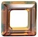 30Mm Square Cosmic Ring Crystal Copper Cal