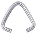 14Mm Triangle Jump Ring-Imitation Rhodium Silver