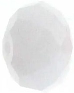 Swarovski 6Mm Briolette Bead (Gemstone) White Alabaster