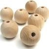Unfinished Wood Beads - 10 Mm Round