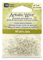 4.37Mm (Id), 6.5Mm (Od), (11/64") 18 Gauge Chain Maille Rings