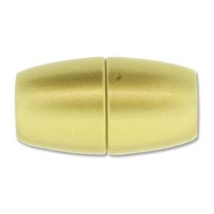 17 X 31Mm Large Hole Magnetic Clasp-Matte Gold