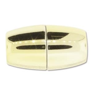 38 X 20Mm Large Hole Magnetic Clasp-Gold
