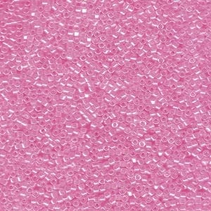Db246 Lined Crystal Dark Pink - Miyuki Delica Seed Beads - 11/0