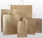 Kraft Paper Handled Shopping Bags