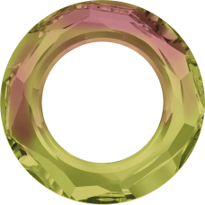 20Mm Round Cosmic Ring Luminous Green Cal