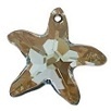 20Mm Starfish Pendant Bronze Shade